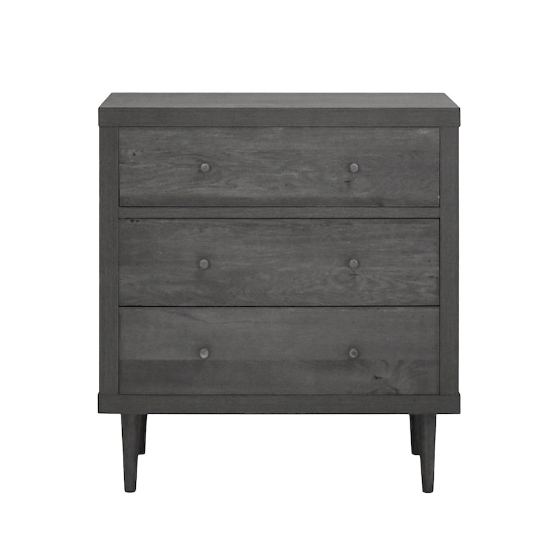 Commode Nystrom à 3 tiroirs, style moderne du milieu du siècle, par Christopher Knight Home