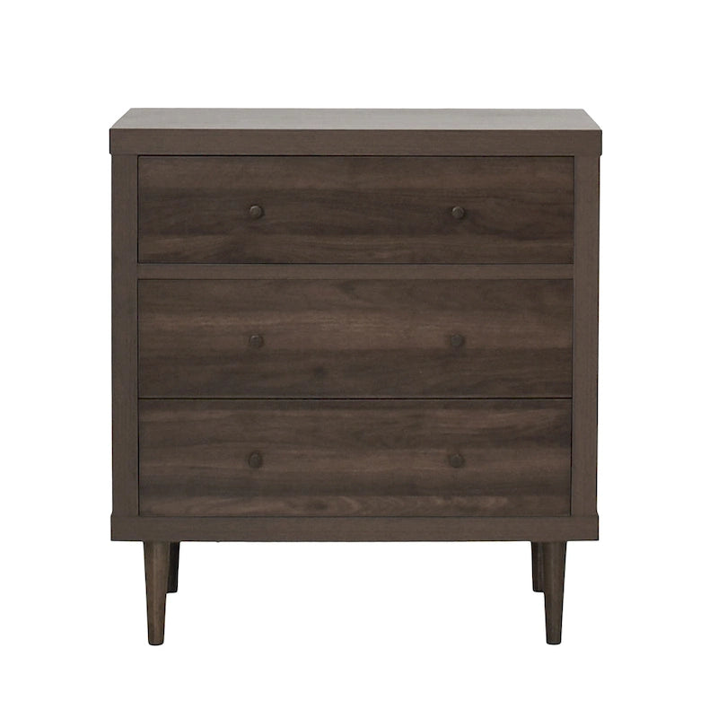 Commode Nystrom à 3 tiroirs, style moderne du milieu du siècle, par Christopher Knight Home
