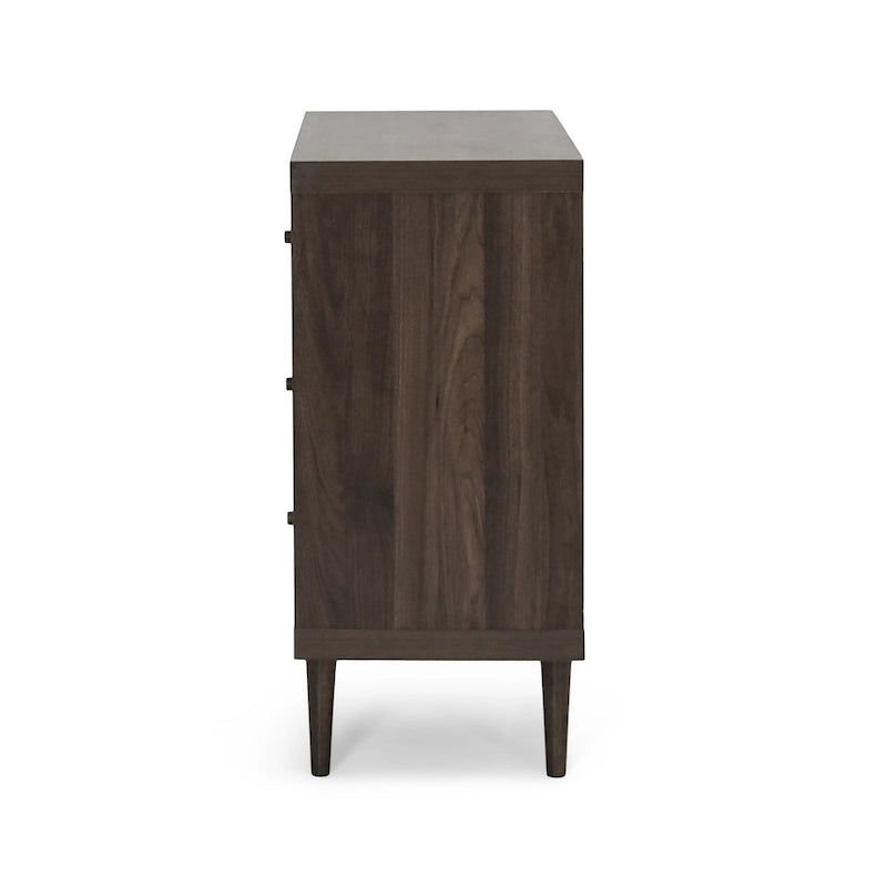 Commode Nystrom à 3 tiroirs, style moderne du milieu du siècle, par Christopher Knight Home