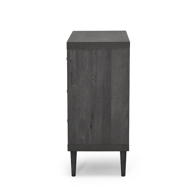 Commode Nystrom à 3 tiroirs, style moderne du milieu du siècle, par Christopher Knight Home