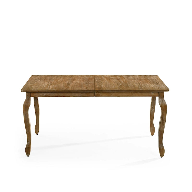 Ensemble de salle à manger extensible 7 pièces Regan en bois et rotin rembourré par Christopher Knight Home