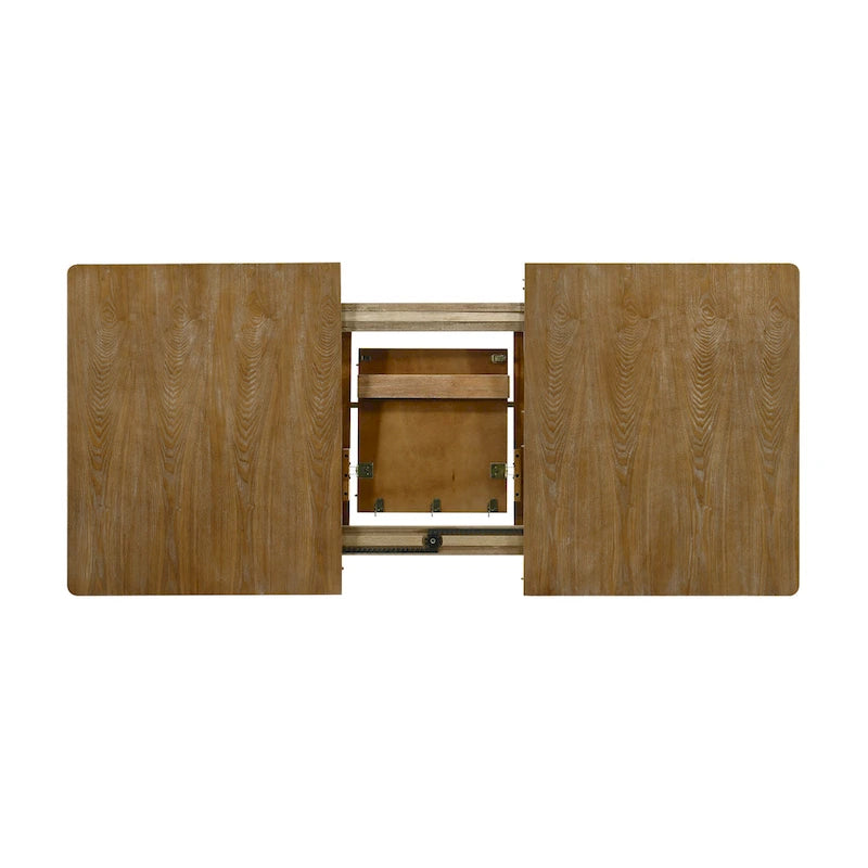 Ensemble de salle à manger extensible 7 pièces Regan en bois et rotin rembourré par Christopher Knight Home