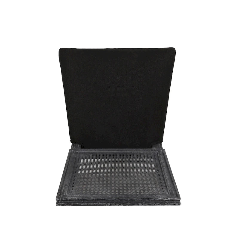 Ensemble de salle à manger extensible 7 pièces Regan en bois et rotin rembourré par Christopher Knight Home