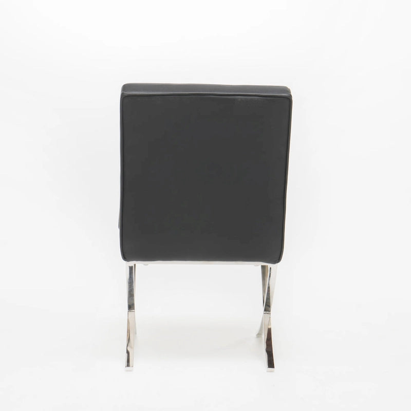 Chaises de salle à manger Milania modernes en cuir capitonné (lot de 2) par Christopher Knight Home