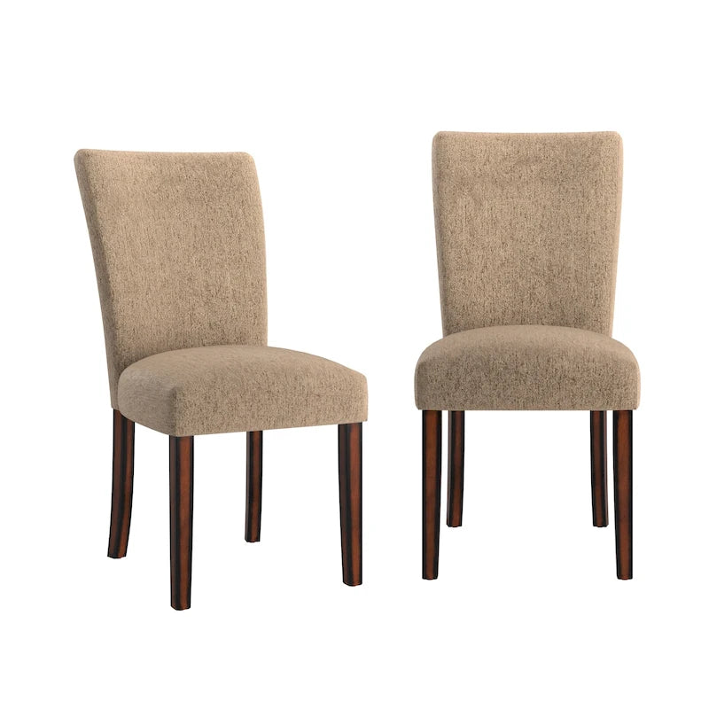 Chaises de salle à manger Parsons rembourrées Dinant (ensemble de 2)