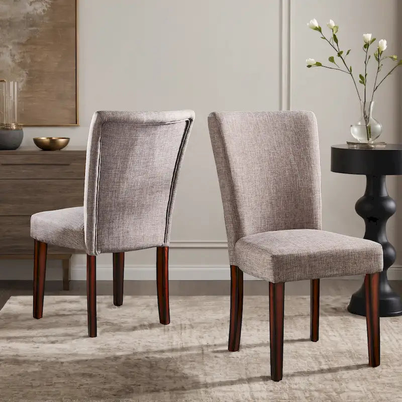 Chaises de salle à manger Parsons rembourrées Dinant (ensemble de 2)