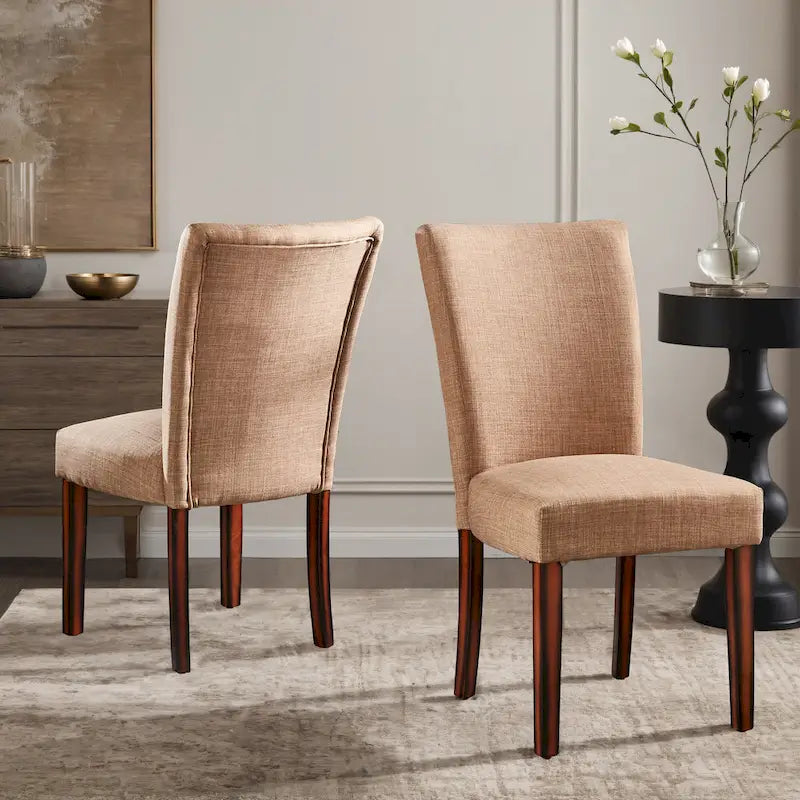 Chaises de salle à manger Parsons rembourrées Dinant (ensemble de 2)