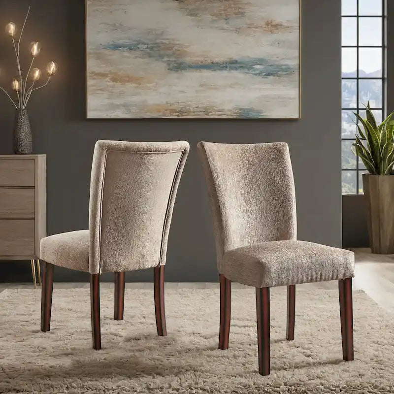 Chaises de salle à manger Parsons rembourrées Dinant (ensemble de 2)