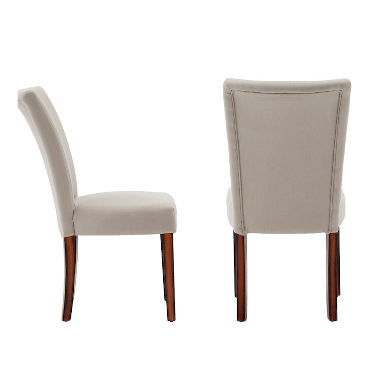 Chaises de salle à manger Parsons rembourrées Dinant (ensemble de 2)
