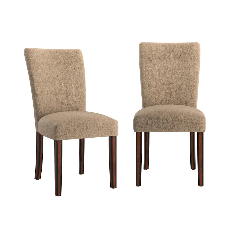 Chaises de salle à manger Parsons rembourrées Dinant (ensemble de 2)