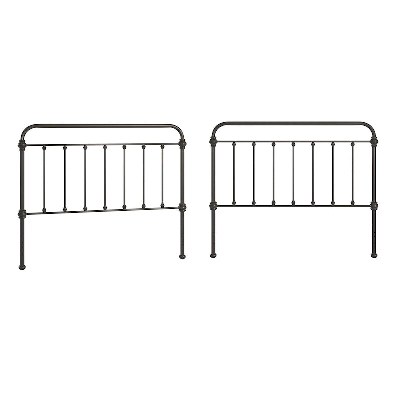 Tête de lit victorienne en métal antique et élégante de Vilnius