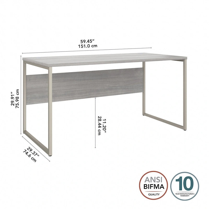 Bureau hybride 60 po x 30 po de Bush Business Furniture