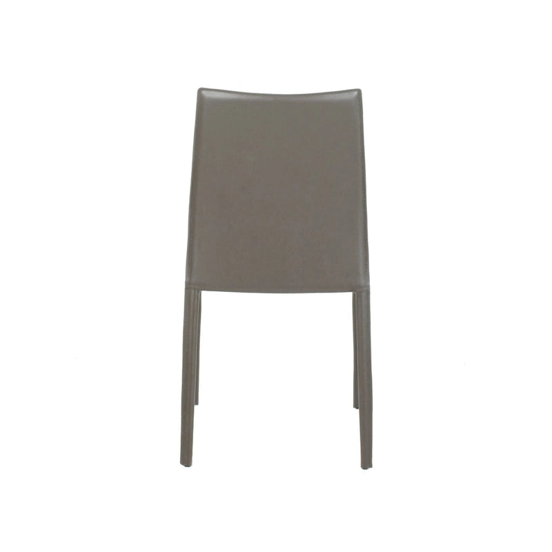 Chaise de salle à manger Lynda en cuir reconstitué, style moderne du milieu du siècle