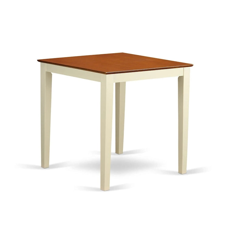 Table de comptoir carrée Vernon d'East West Furniture pour petits espaces (options de finition)