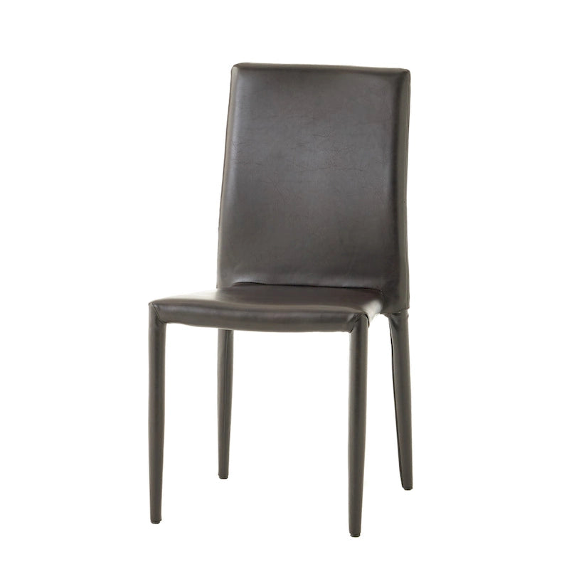 Chaises de salle à manger empilables en cuir reconstitué Comstock (lot de 4) par Christopher Knight Home