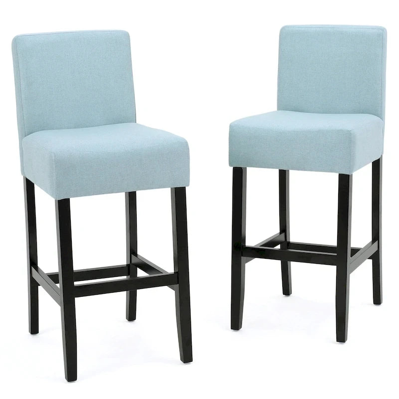 Tabouret de bar en tissu Lopez 26 pouces (ensemble de 2) par Christopher Knight Home - 26
