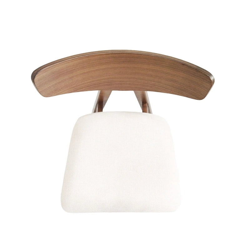 Tabourets de bar Stocker en tissu et bois d'hévéa (lot de 2) par Christopher Knight Home