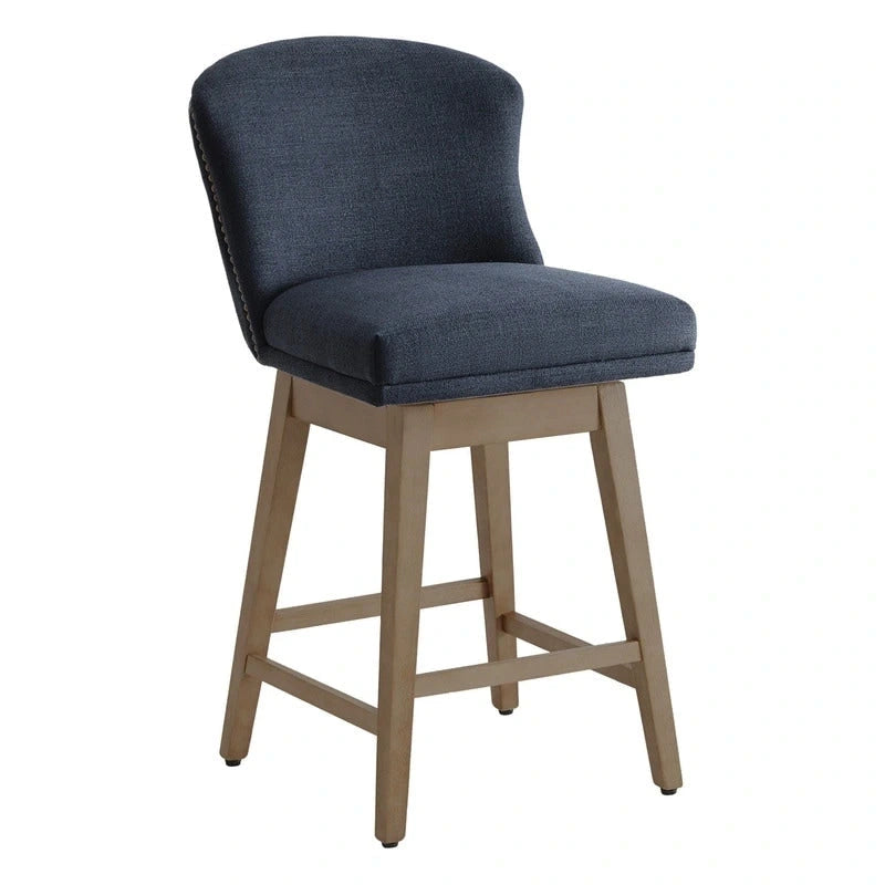 Tabourets de bar pivotants Mia, ensemble de 2