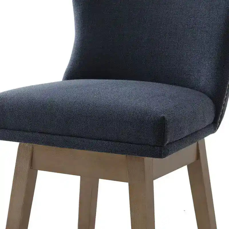 Tabourets de bar pivotants Mia, ensemble de 2