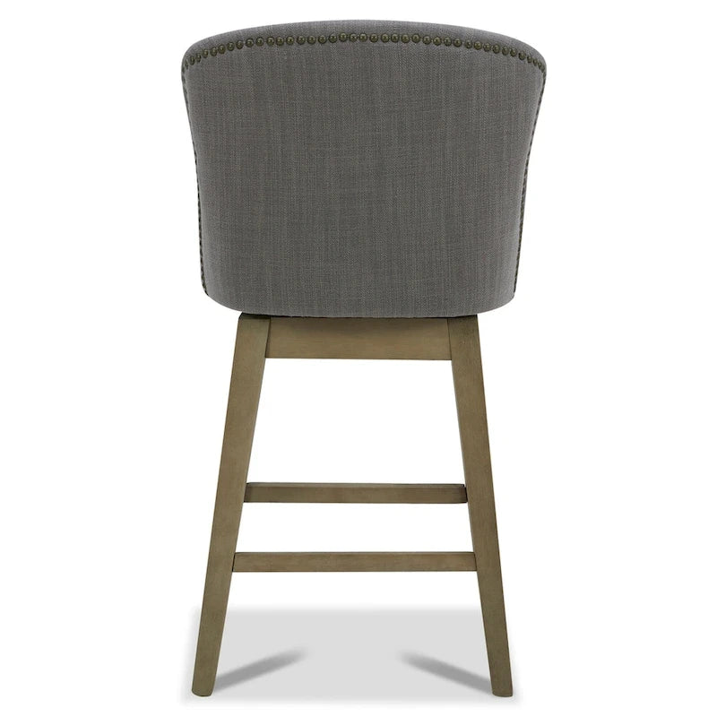 Tabourets de bar pivotants Mia, ensemble de 2