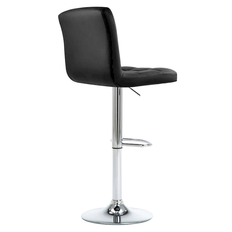 Tabourets de bar réglables, revêtus de similicuir ou de velours, hauteur comptoir/pub, lot de 2