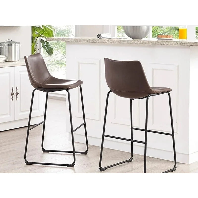 Tabouret de bar Middlebrook Prusiner 30 pouces en similicuir (lot de 2)