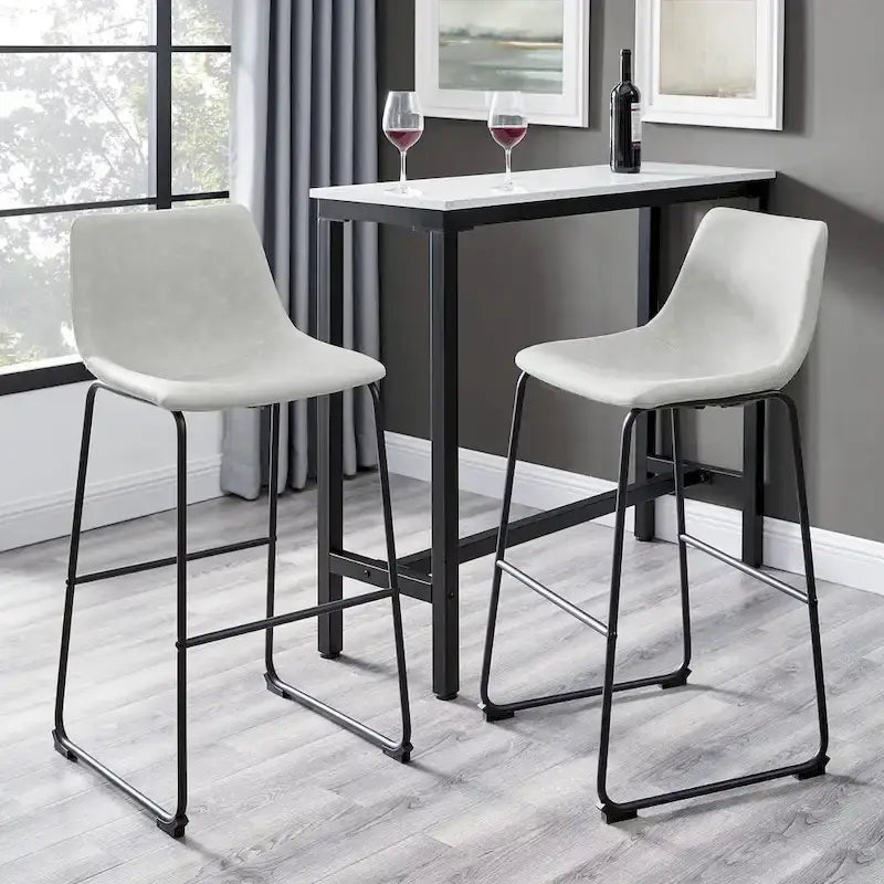 Tabouret de bar Middlebrook Prusiner 30 pouces en similicuir (lot de 2)