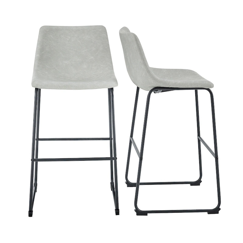 Tabouret de bar Middlebrook Prusiner 30 pouces en similicuir (lot de 2)