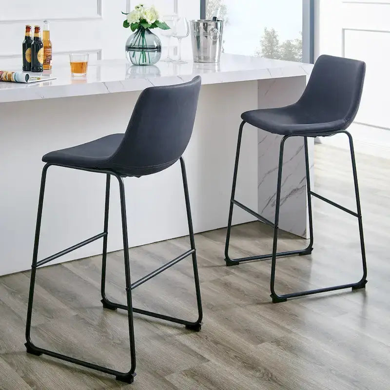 Tabouret de bar Middlebrook Prusiner 30 pouces en similicuir (lot de 2)