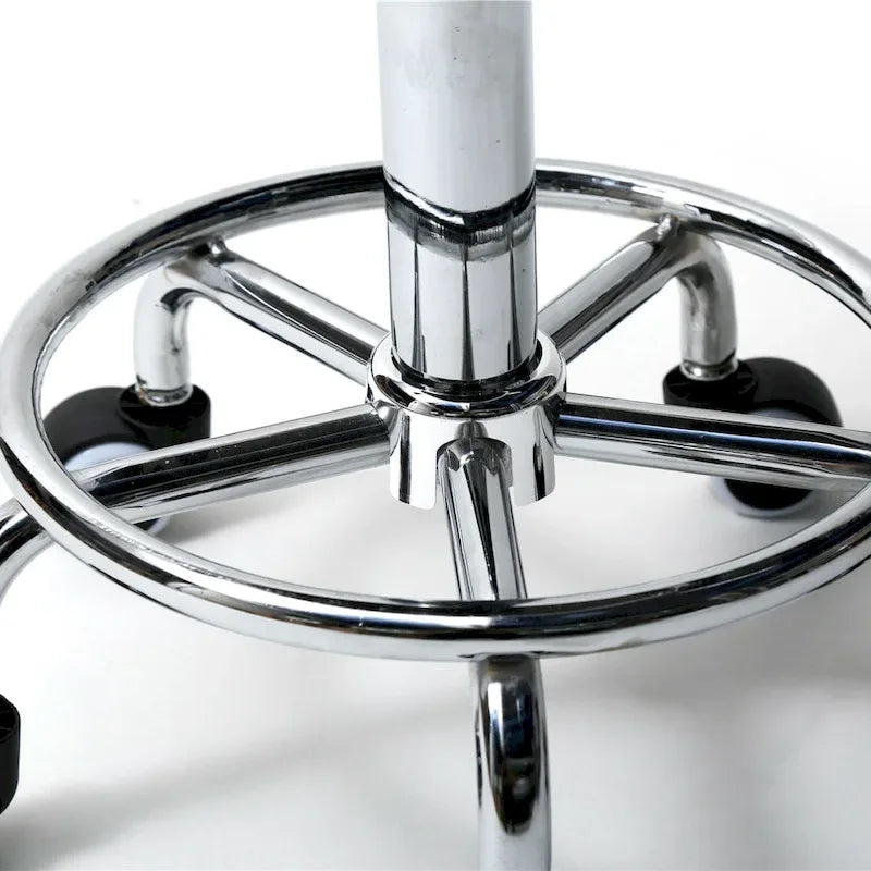 Tabouret de bar pivotant et réglable à roulettes pour salon de beauté, massage, tatouage et soins du visage.
