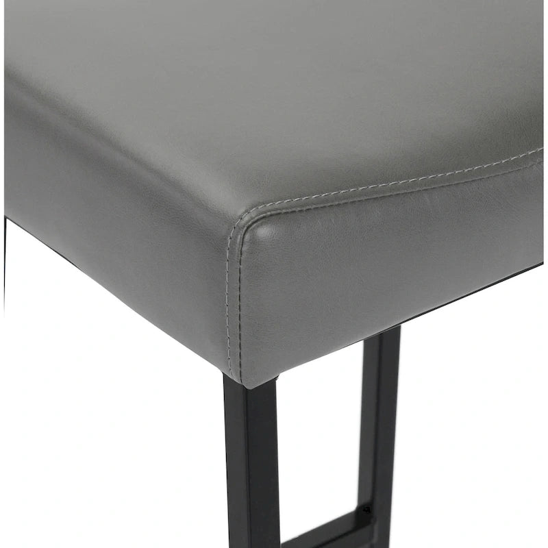 Tabouret de bar Amber 26 Gris fumé (lot de 2) - Hauteur d'assise 26