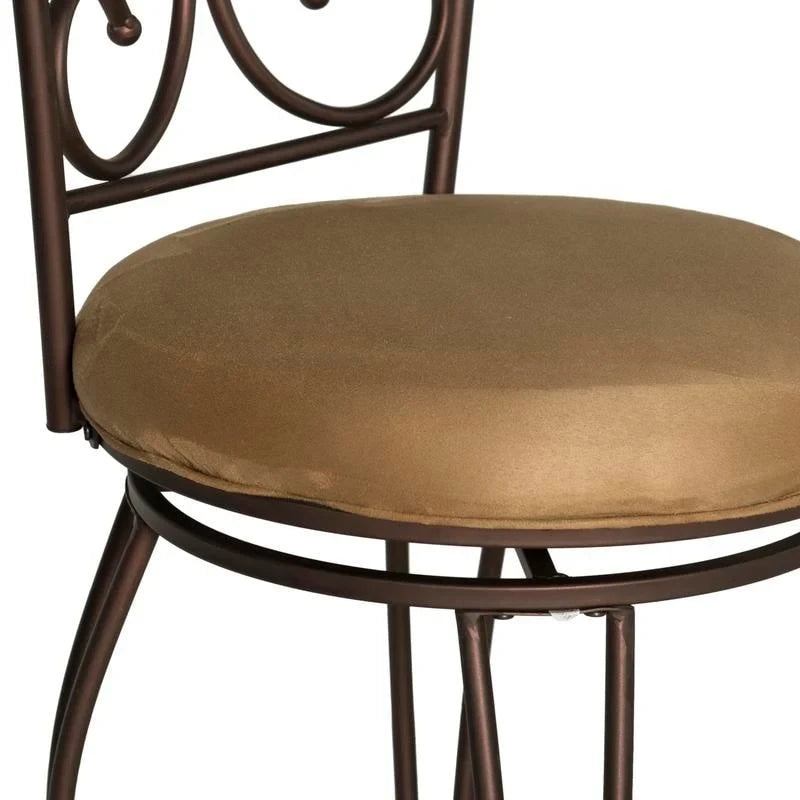 Tabouret de bar en métal Copper Grove Dubasari