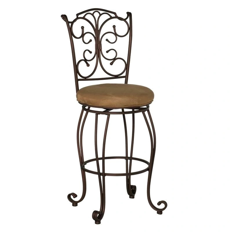 Tabouret de bar en métal Copper Grove Dubasari