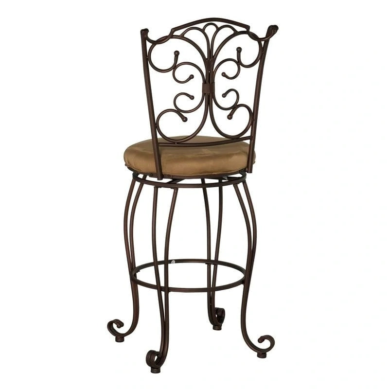 Tabouret de bar en métal Copper Grove Dubasari