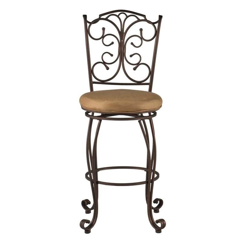 Tabouret de bar en métal Copper Grove Dubasari
