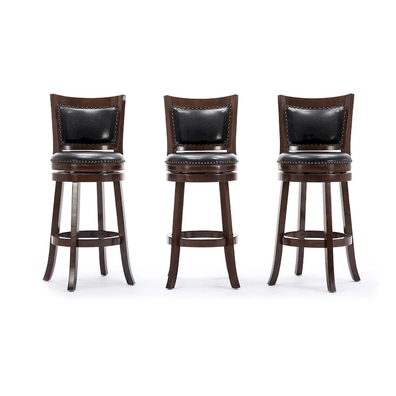 Tabouret de bar pivotant Bristol, hauteur bar