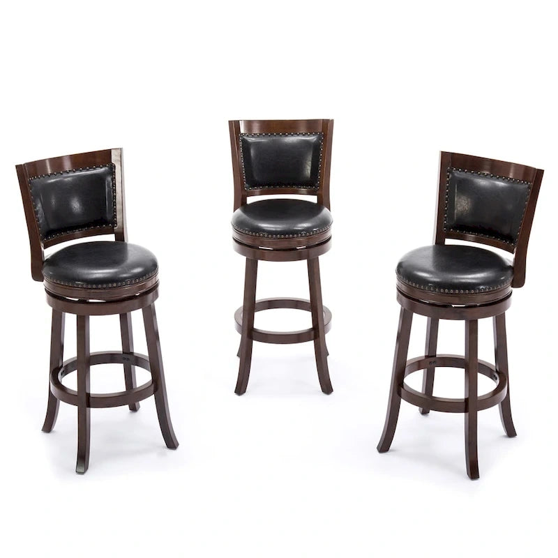 Tabouret de bar pivotant Bristol, hauteur bar