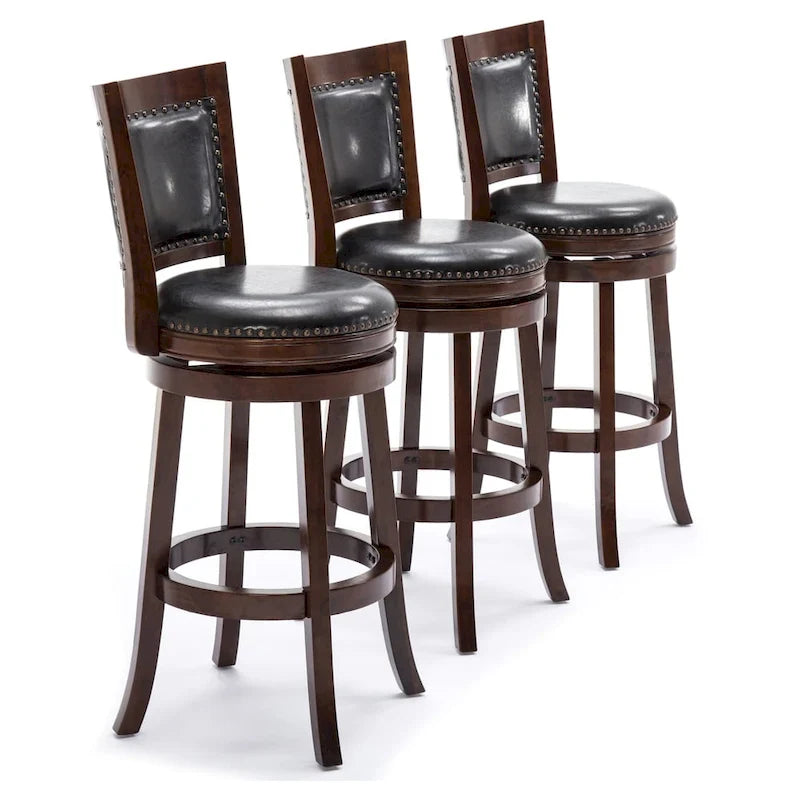 Tabouret de bar pivotant Bristol, hauteur bar