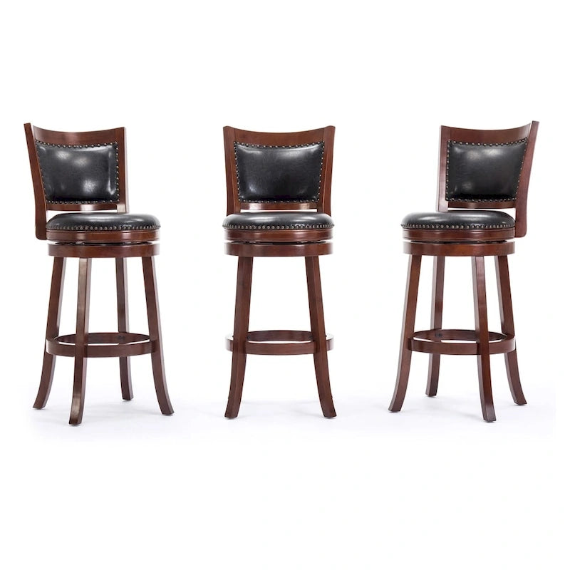 Tabouret de bar pivotant Bristol, hauteur bar