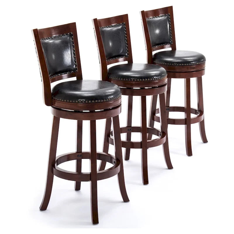 Tabouret de bar pivotant Bristol, hauteur bar