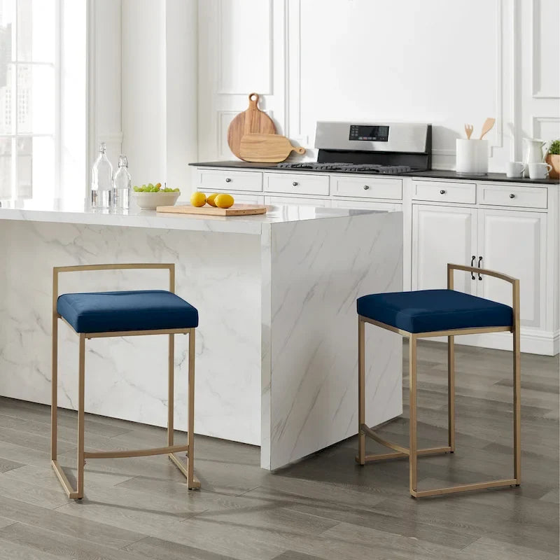 Ensemble de 2 tabourets de bar Crosley Harlowe à hauteur de comptoir