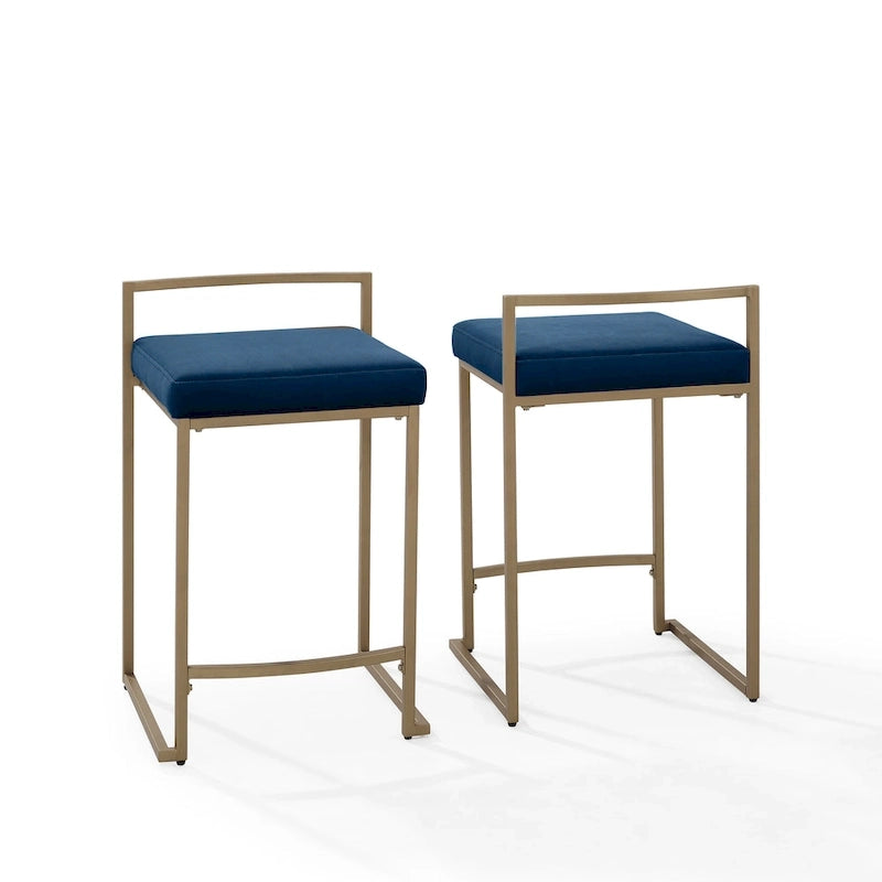 Ensemble de 2 tabourets de bar Crosley Harlowe à hauteur de comptoir