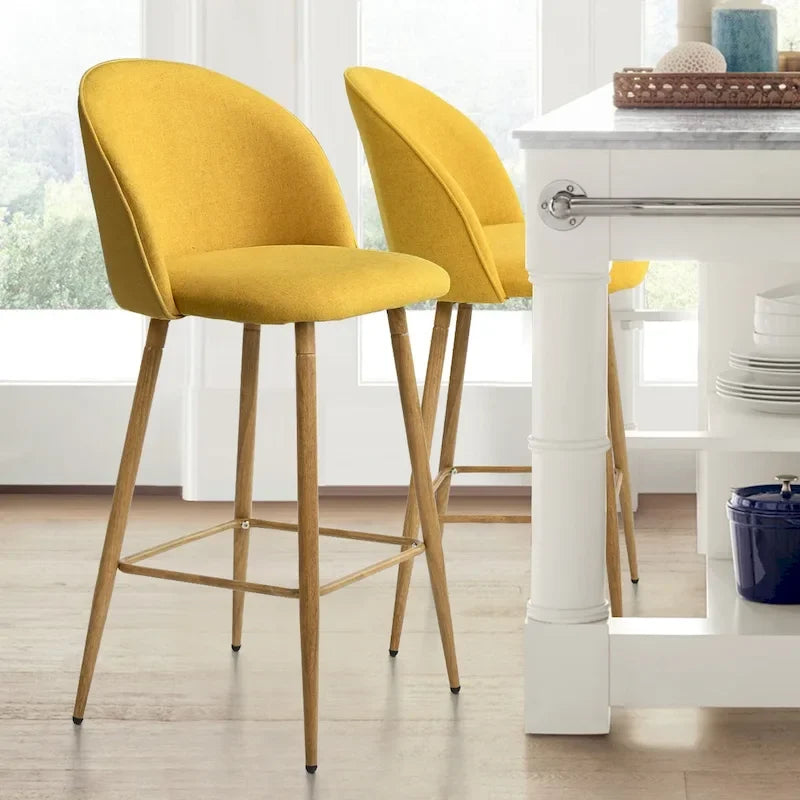 Tabouret de bar rembourré de 66 cm (lot de 2) - 95,5 x 42,4 x 42,9 cm