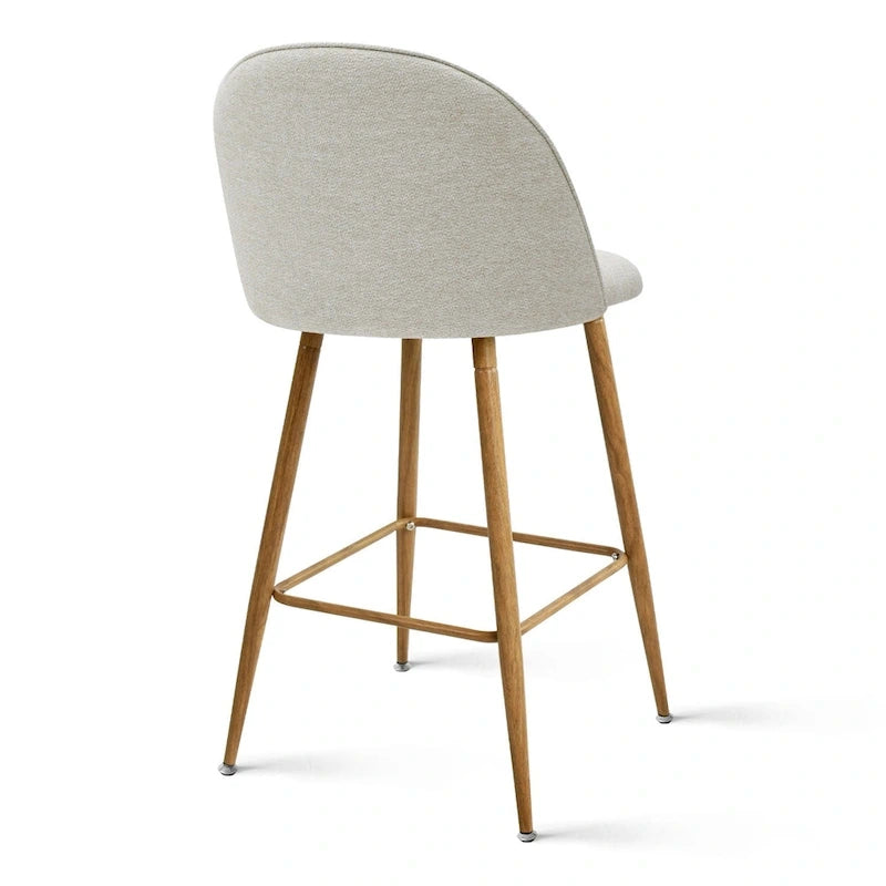 Tabouret de bar rembourré de 66 cm (lot de 2) - 95,5 x 42,4 x 42,9 cm