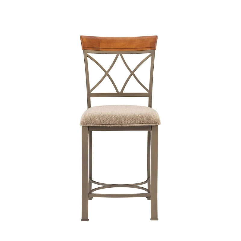 Tabouret de bar simple Powell Eden Brown