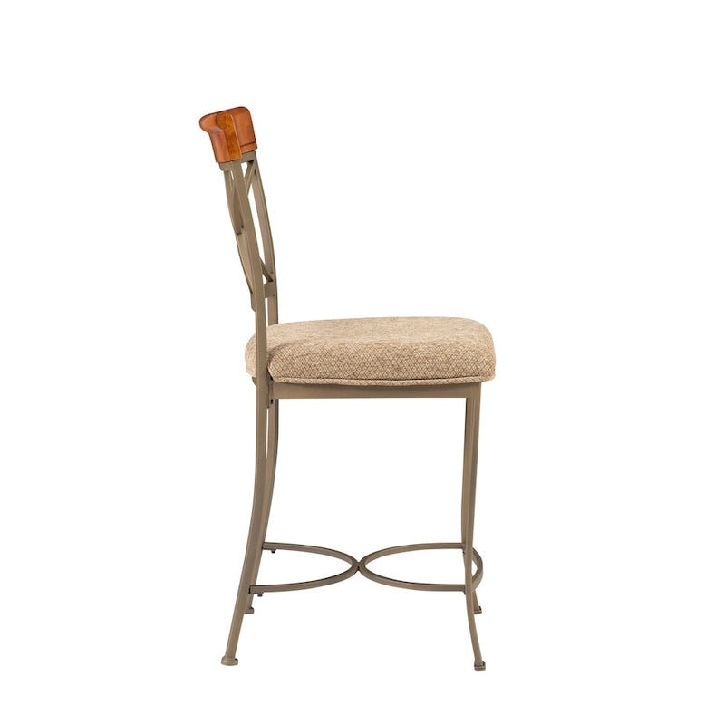 Tabouret de bar simple Powell Eden Brown