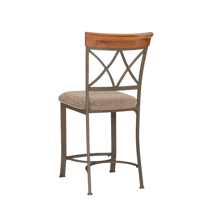 Tabouret de bar simple Powell Eden Brown