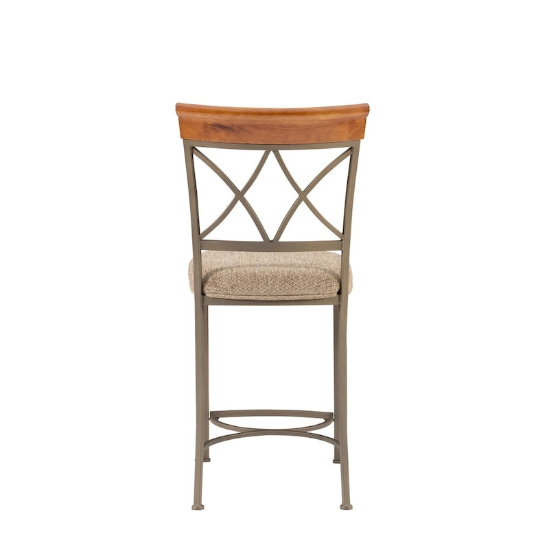 Tabouret de bar simple Powell Eden Brown