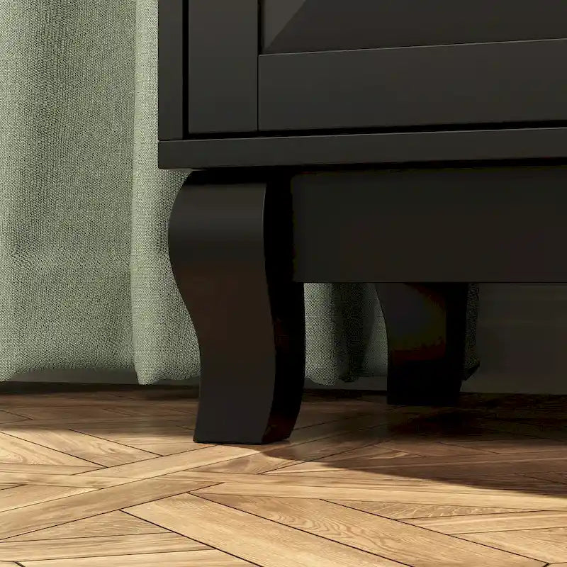 Commode à 5 tiroirs, meuble de rangement haut