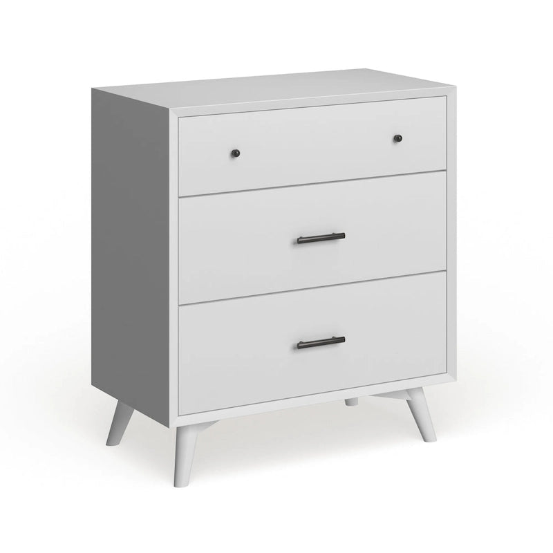 Commode à 3 tiroirs en bois de style milieu du siècle, Carson Carrington Bjaeverskov